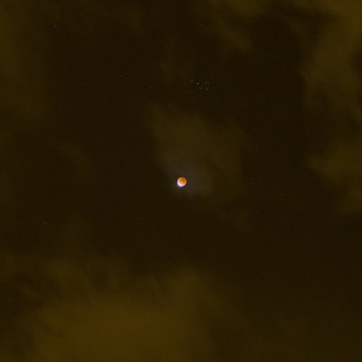 Lunar Eclipse and the Pleiades