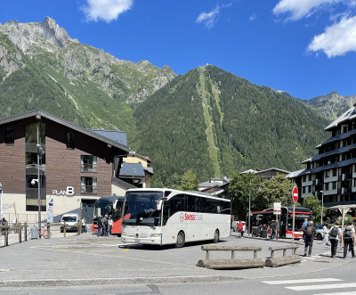 Bus Stop at Chamonix