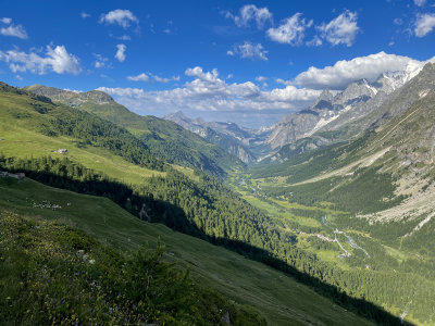 View behind
