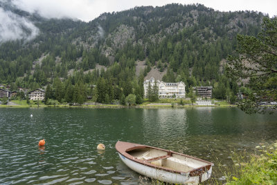 Walking around the lake