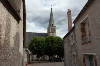 L'entre du village de Cour