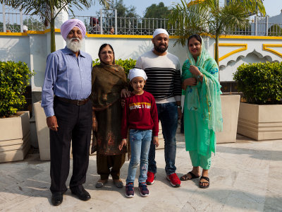 Famille sikh