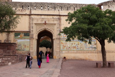 Porte du fort de Mehrangarh