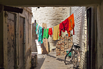 Shantytown in Delhi