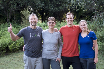 Young hikers from Holland