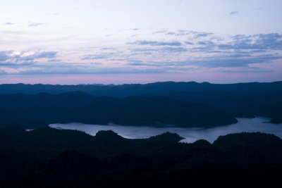 Sunset on Lake Waikaremoana