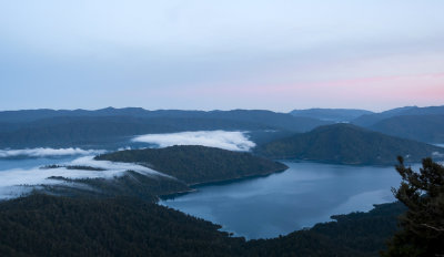 Morning light on Lake Waikaremoana