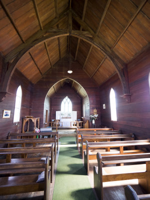 Interior of the  Church of St. John Omahu, Fernhill