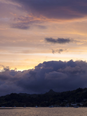 Tairua estuary at sunset