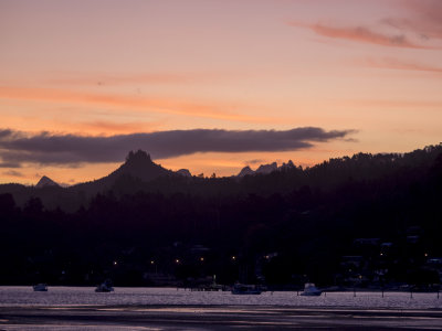 The pinnacles at sunset