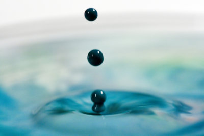 Teal drops