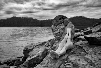 Sitting at Cave Run Lake