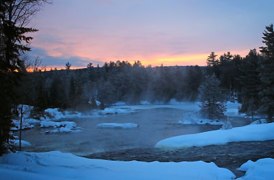 Madawaska river sunrise