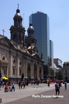 Cathédrale métropolitaine, Place d'Armes, Santiago, Chili - IMGP8821.JPG