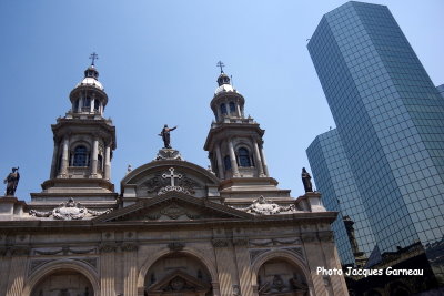 Cathédrale métropolitaine, Place d'Armes, Santiago, Chili - IMGP8823.JPG