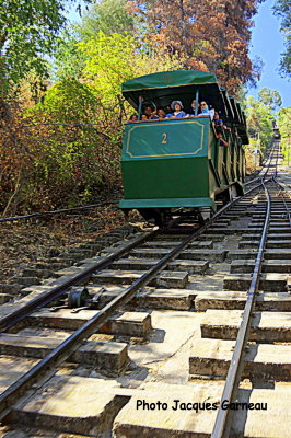 Funiculaire, Colline San Cristobal, Santiago, Chili - IMGP8678.JPG