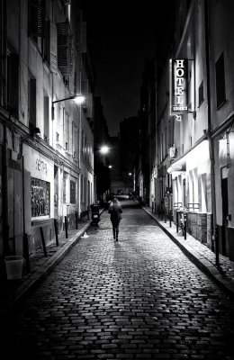 Paris, a street in Pigalle