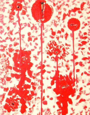 Blood Spatter on Wall