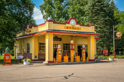 Gilmore Car Museum - 1930's Shell Gas Station