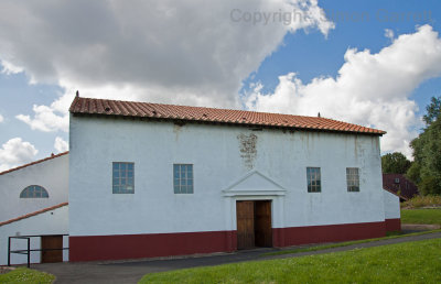 Reconstruction of Roman barracks