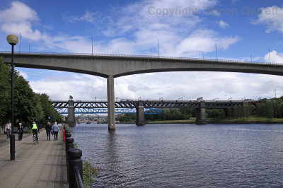 Bridges across the Tyne