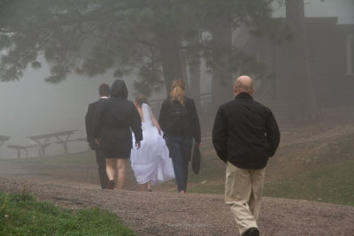 Not a good day for a wedding!