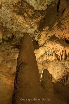 Stalagmite, Rushmore Cave