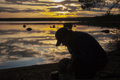 A peaceful moment by the lake - en fridfull stund vid sjön