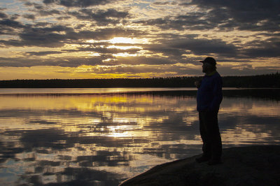 A peaceful moment by the lake - en fridfull stund vid sjön