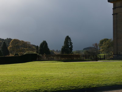 Belsay Hall Gardens before the deluge