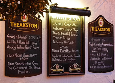 Beers for rolling guests at Robin Hood's Bay