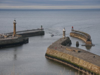 Entering Whitby Harbour