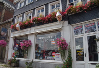 Masks sporting long noses in Stavelot