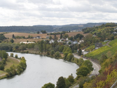 Village along the Route du Vin in the Moselle Valley