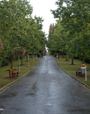Path leading up to the cemetery