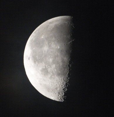 The Moon - 8th November 2020 - Last Quarter at 54.7% 3.45 am (GMT +1)