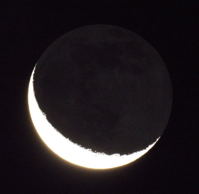 The Moon - 12th November 2020 - Waning Crescent at 12.9% - 6.24 am (GMT +1)