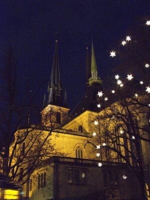 The three spires of the Cathedral