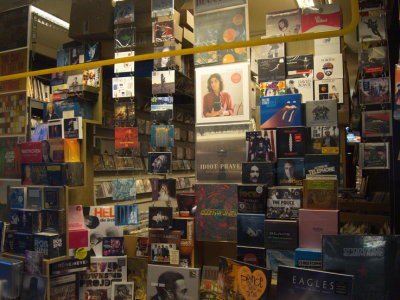 CD and vinyl store