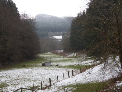 Less snow in the valleys