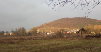 Mensdorf village from the nature reserve