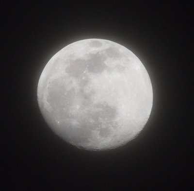 Near Full Moon with a hint of a hazy rings around it - 26th January 2021