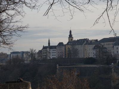 The March-aux-Poissons sitting above the fortification walls