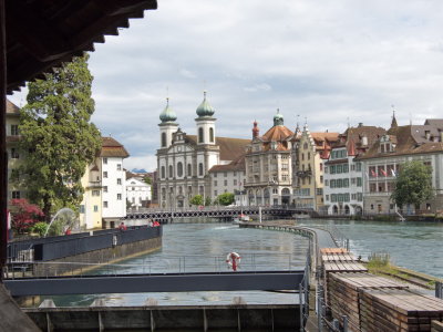 Lucerne Old Town from Spreuerbrcke