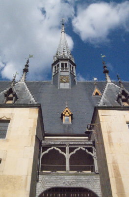 Bell tower with spire Hôtel-Dieu