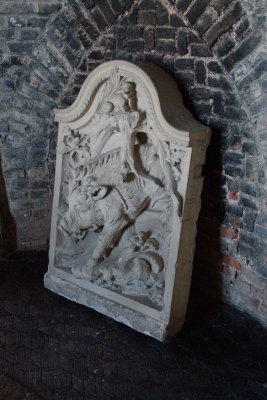 Carved wild boar