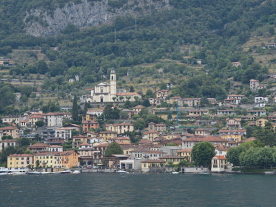 View of Lenno on the Como arm of the lake
