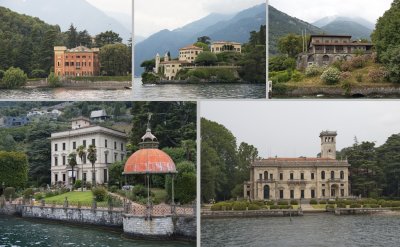 Travelling by boat to Como on a rainy day