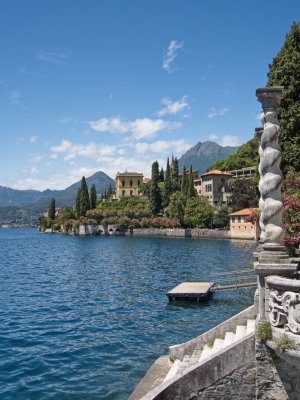 View towards Villa Cipressi