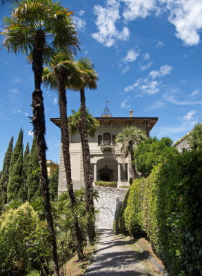 Botanical gardens at Villa Monastero